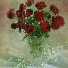 Схема вышивки «розы»