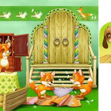 Схема вышивки «веселая компания»