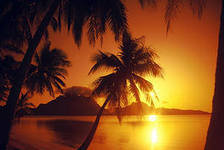 Схема вышивки «закат»