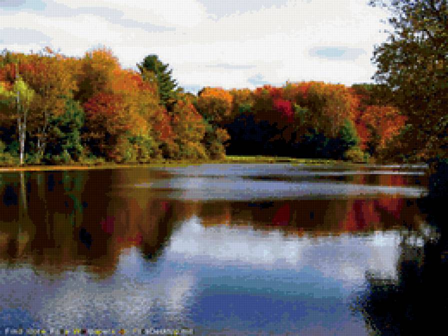 осень 5 - картина, пейзаж, осень - предпросмотр