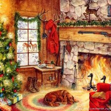 Схема вышивки «Рождество»