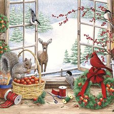 Схема вышивки «Рождество»