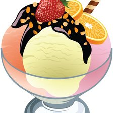 Схема вышивки «мороженое»