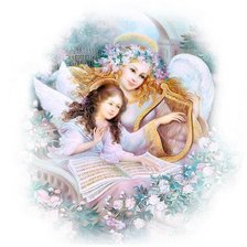 Схема вышивки «серия "ангелы"»