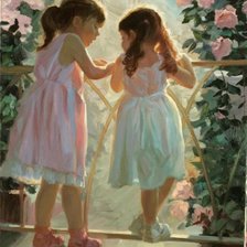 Схема вышивки «дети»