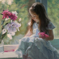 Схема вышивки «дети»