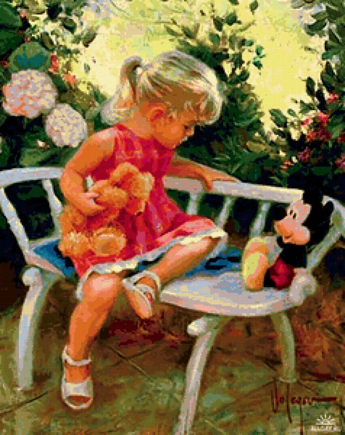 дети - цветы, дети, девочка - предпросмотр