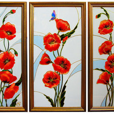 Схема вышивки «маки»