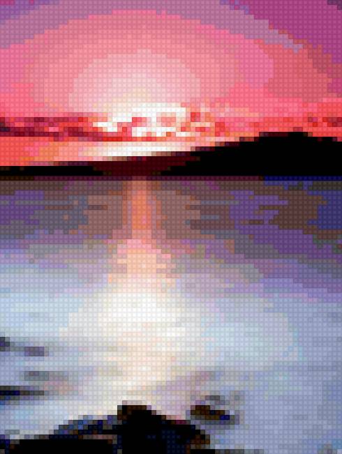 Закат - закат, море - предпросмотр