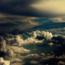 Схема вышивки «Небо»