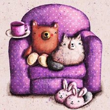 Схема вышивки «Семейство)»