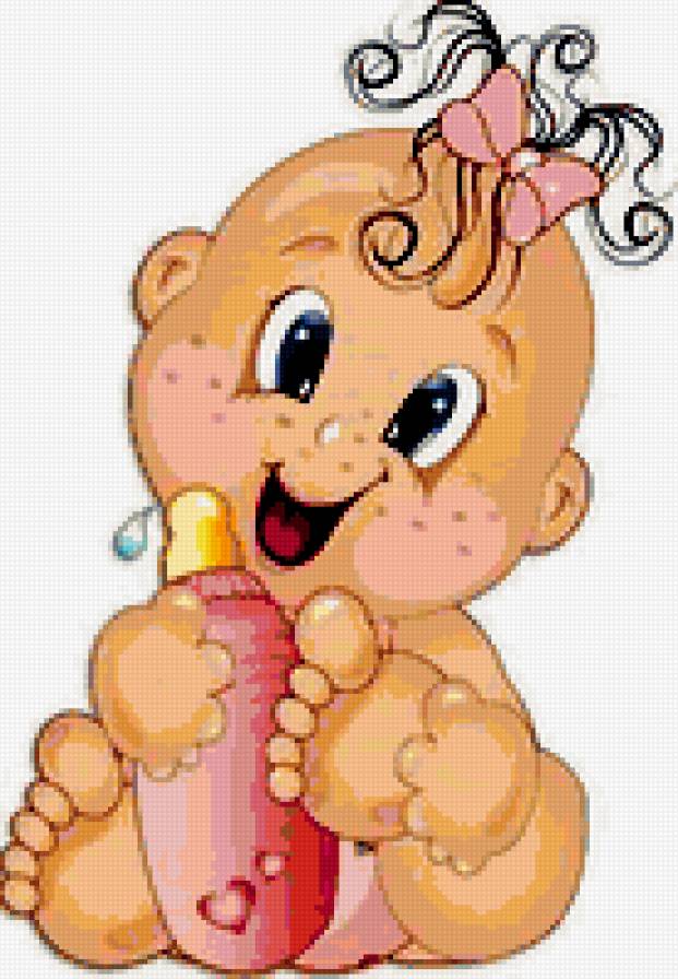 метрика для девочки - девочка, метрика - предпросмотр