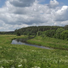 Схема вышивки «Родная сторона»