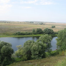 Схема вышивки «Санское. Рязань. озеро Ратное»