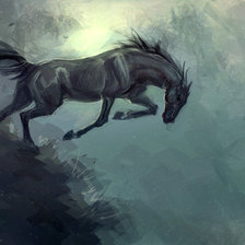 Схема вышивки «прыжок в пустоту»