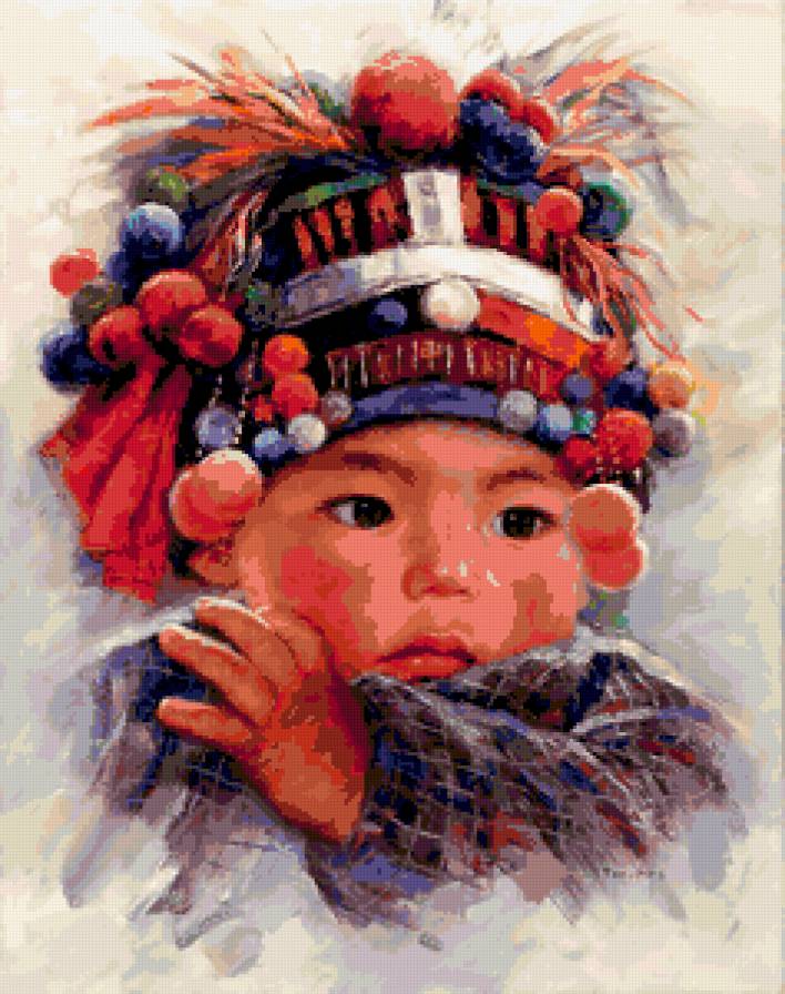 малыш - восток, ребенок - предпросмотр