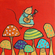 Схема вышивки «Музыкант»