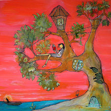 Схема вышивки «Домик идилия»