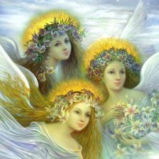 Схема вышивки «Вера,Надежда и Любовь»