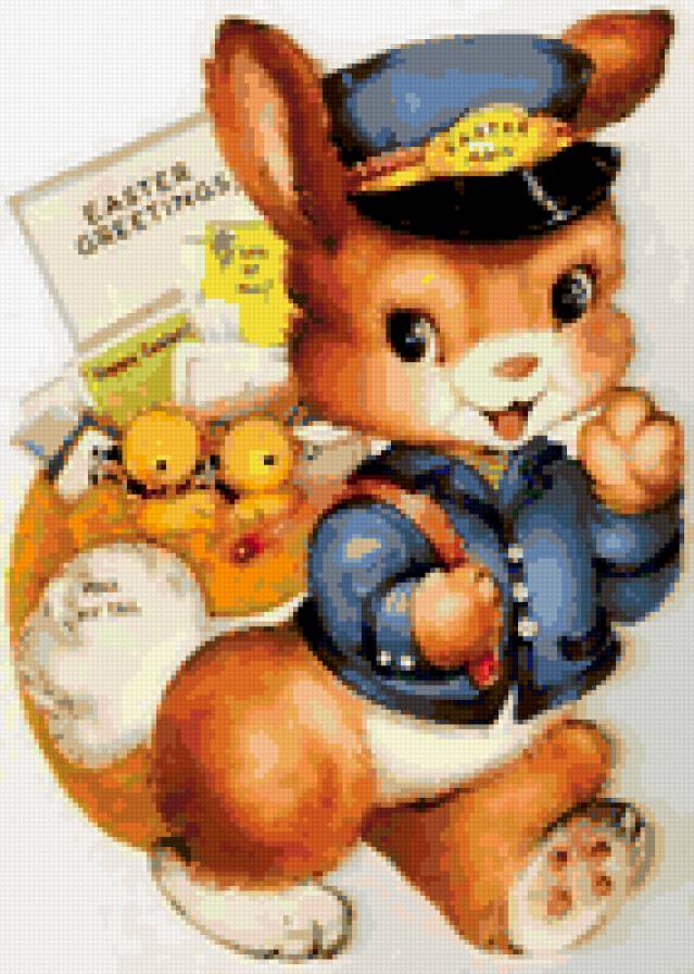 Пасхальные зайки - пасха - предпросмотр