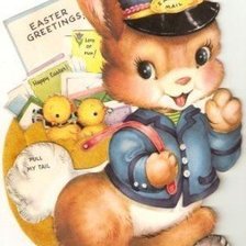 Схема вышивки «Пасхальные зайки»