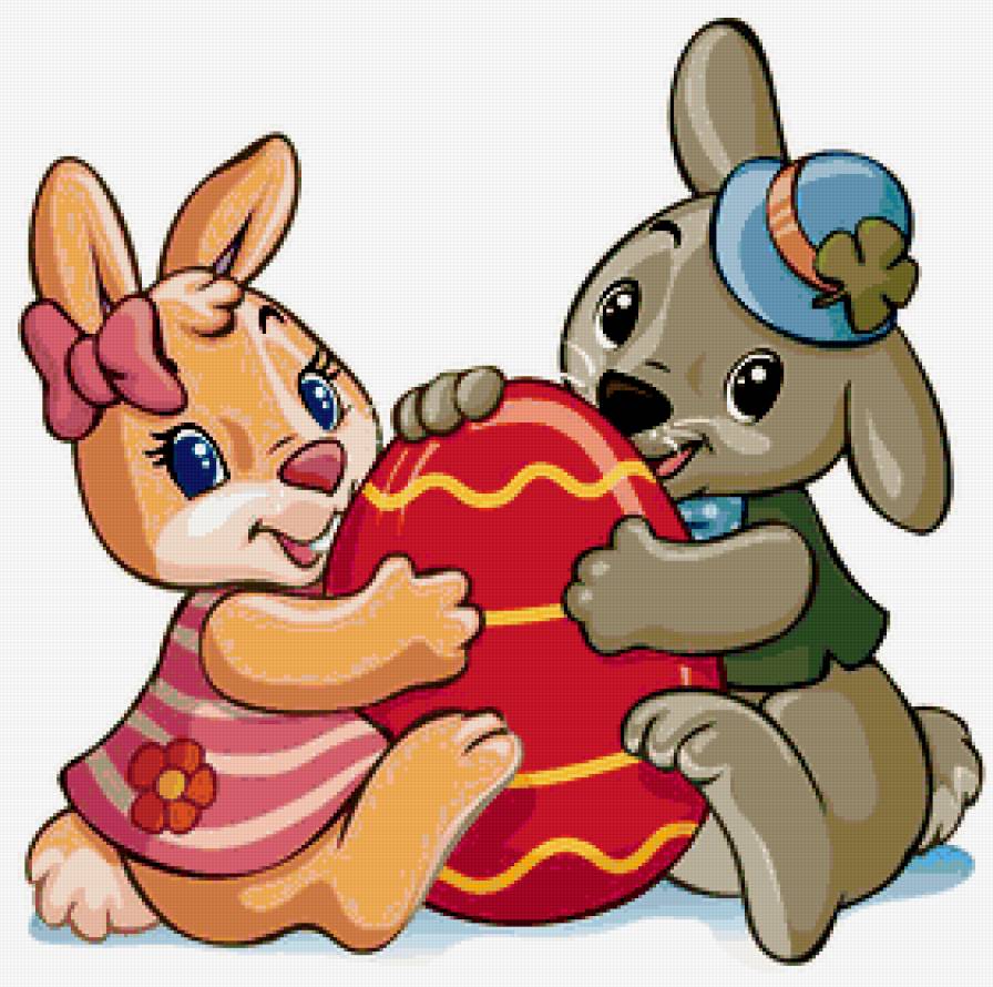 пасхальные кролики - предпросмотр