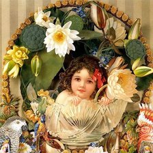 Схема вышивки «винтаж.»