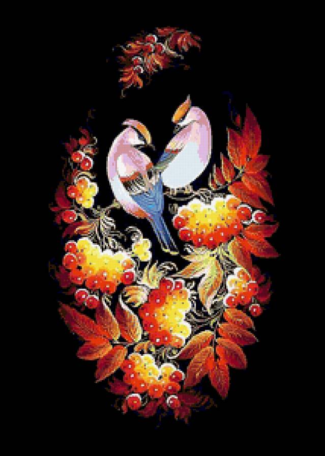 рябина - цветы - предпросмотр