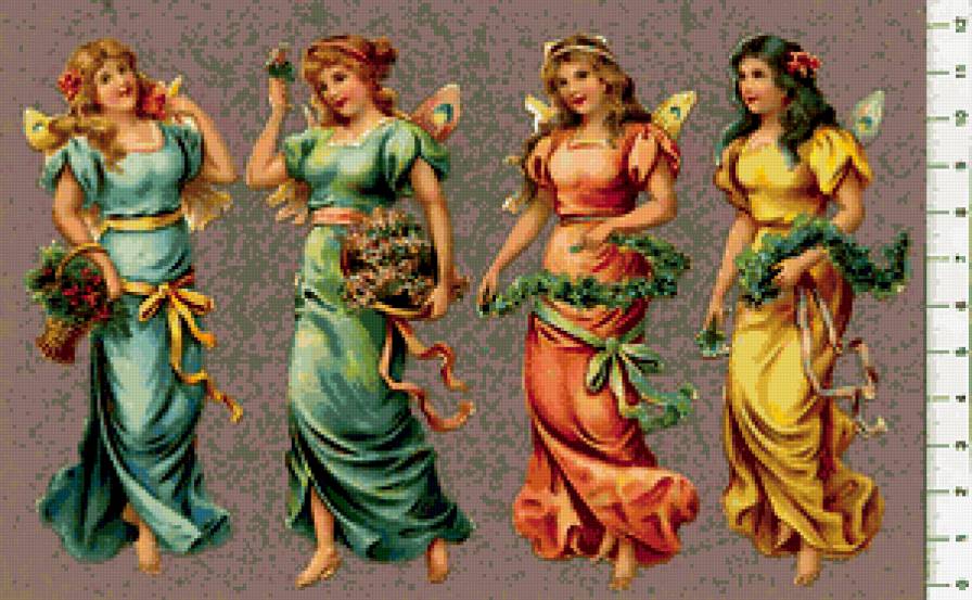Винтажные Феечки - винтаж - предпросмотр