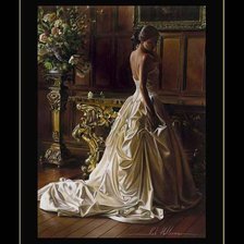 Схема вышивки «Она»