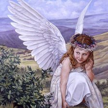 Схема вышивки «Ангел»