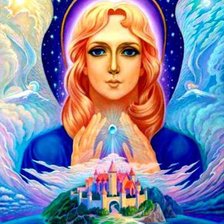 Схема вышивки «Ангел-хранитель»