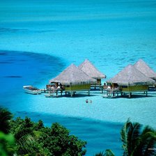 Схема вышивки «море»