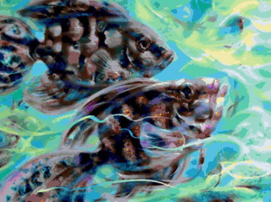 РЫБЫ - рыбы, вода, река, море - предпросмотр