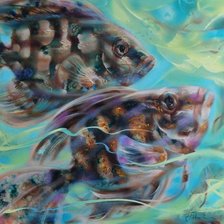 Схема вышивки «РЫБЫ»