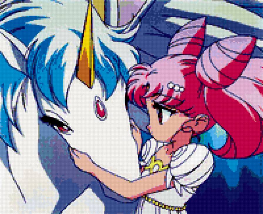 чибиуса и пегас - пегас, сейлор мун, чибиуса - предпросмотр