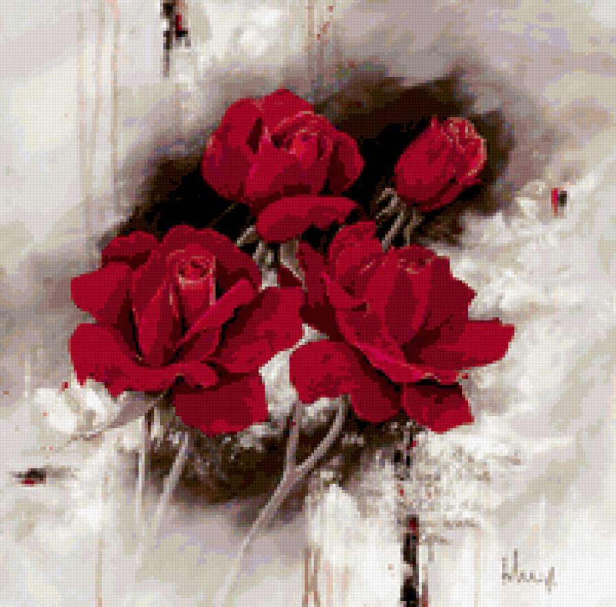 Алая роза - цветы, красота - предпросмотр