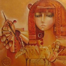 Схема вышивки «Я нарисую, этот мир»