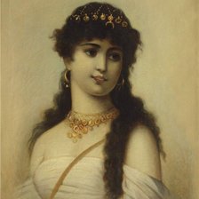 Схема вышивки «девушка»