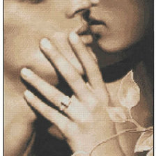 Схема вышивки «монохром»