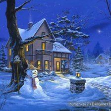 Схема вышивки «Зима»