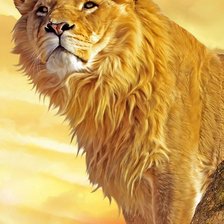 Схема вышивки «Лев»