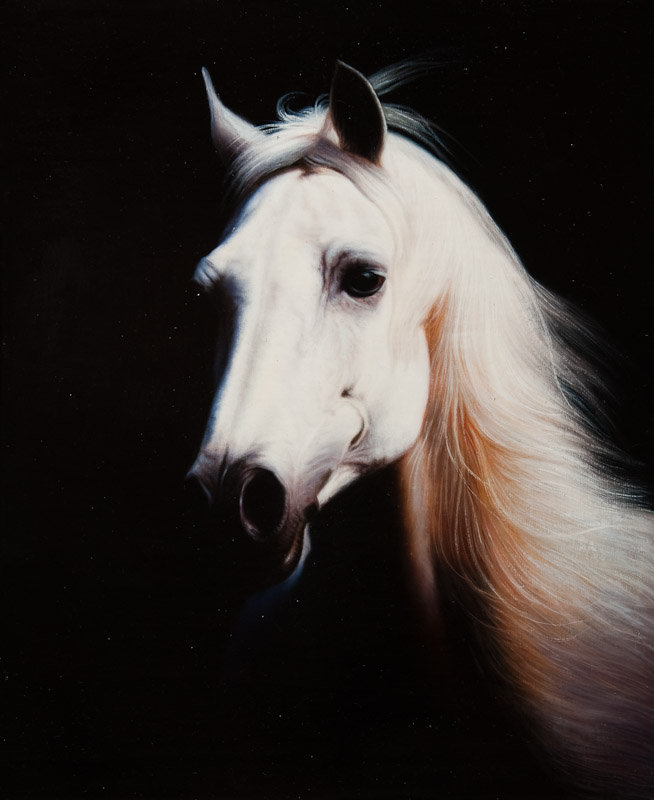 Лошадь белая - оригинал
