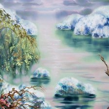 Схема вышивки «тихая вода»