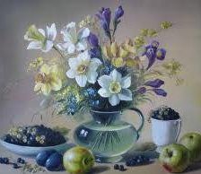 Схема вышивки «натюрморт»