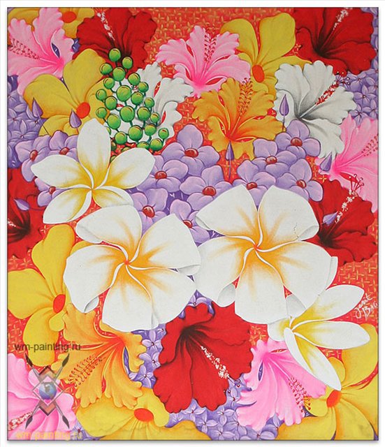 тропические цветы - цветы - оригинал
