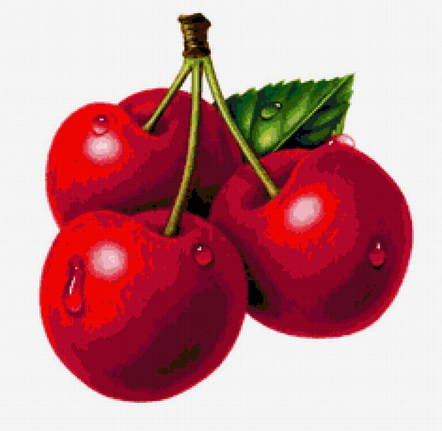 Вишенки - ягодки, ягоды, вишня, панно, вишенки, вишенка - предпросмотр