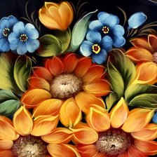 Схема вышивки «Сюжет для подушки»