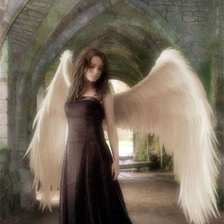 Схема вышивки «ангел»