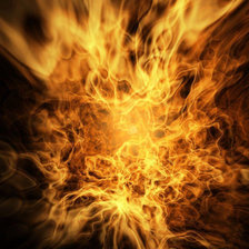 Схема вышивки «огонь»